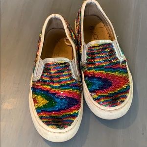 SALE!! 💕4 items for $12💕 Glitter slip ons